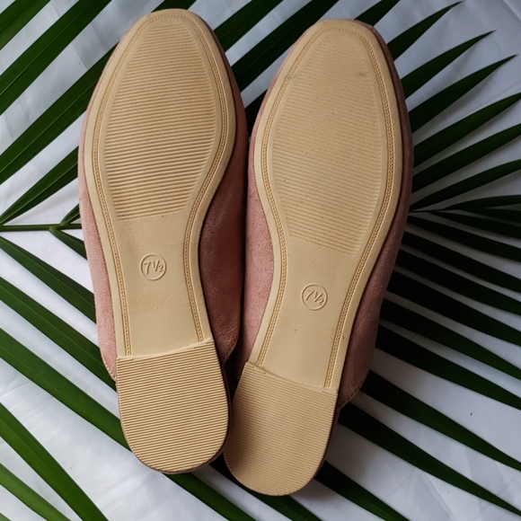 Mabel Microsuede Square Toe Mules - blush - Picture 4 of 4